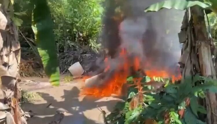 Nuevo operativo militar frena expansión de minería ilegal en Sucumbíos