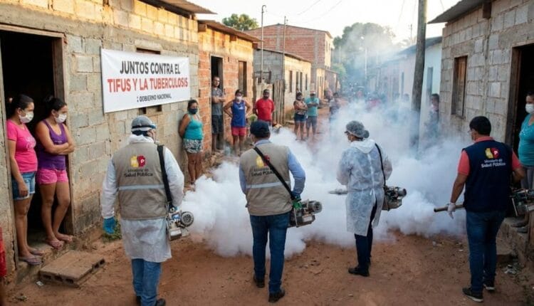 Gobierno nacional intenta frenar el tifus