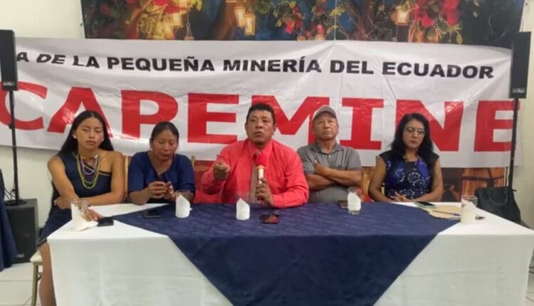 Cámara de Pequeña Minería del Napo rechaza mentiras del sector antiminero y pide mesa técnica al Gobierno