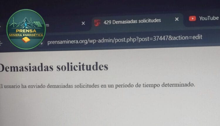 Portal Prensa Minera Energética sufre ciberataque