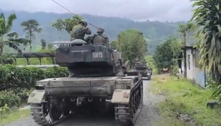 Fuerzas Armadas ecuatorianas atacan minería ilegal