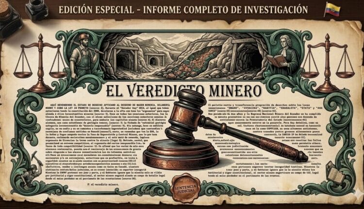 EDITORIAL. EL VEREDICTO MINERO