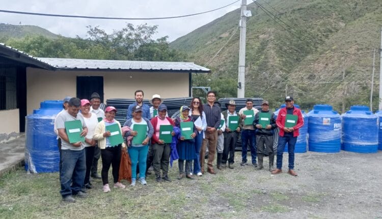 Gobierno del presidente Daniel Noboa entrega insumos y fortalece planes de manejo integral en Imbabura para beneficiar a comunidades rurales
