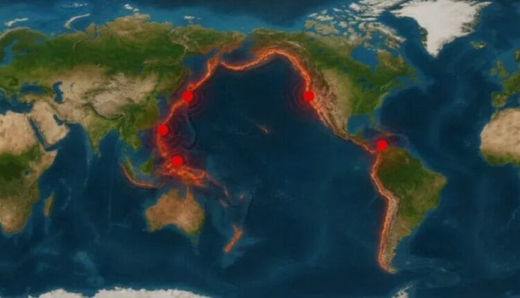 La Tierra tiembla en el Pacífico