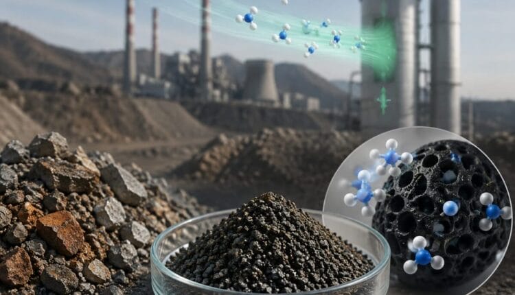 Nuevo material reduce emisiones de amoníaco con residuos mineros