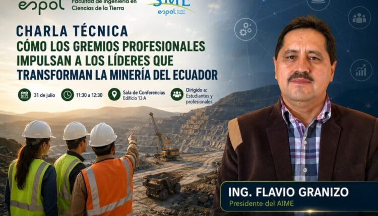 ESPOL abre espacio para debatir el papel de los gremios en el liderazgo de la minería ecuatoriana