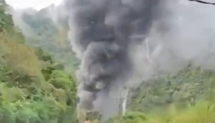 Incendio en instalaciones de Petroecuador en Baeza