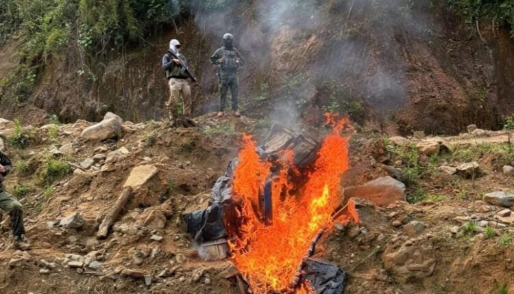 Operación militar en Zamora Chinchipe frena la degradación de 1.000 m² por minería ilegal