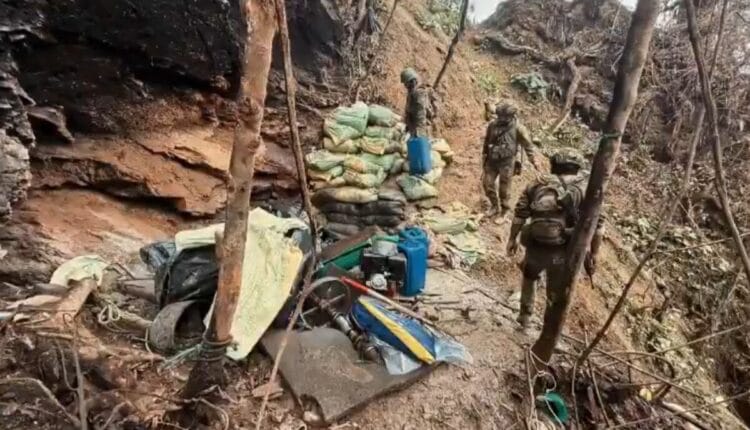 Operativo militar detecta campamentos y material aurífero ligado a minería ilegal en Imbabura